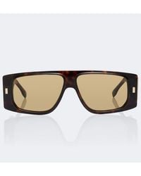 Fendi - Ff Squared Rectangular Sunglasses - Lyst