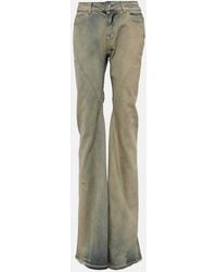 Rick Owens - Drkshdw Mid-Rise Flared Jeans - Lyst