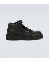Giorgio Armani - Leather Lace-up Boots - Lyst