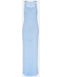 Jean Paul Gaultier - Maxikleid Aus Baumwoll-Jersey - Lyst