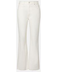 Nili Lotan - Calla High-Rise Cropped Straight Jeans - Lyst