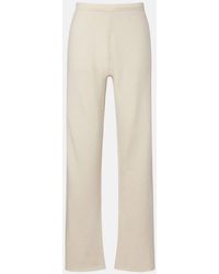 Extreme Cashmere - N°320 Rush Cashmere-Blend Straight Pants - Lyst