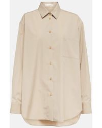 The Row - Brant Oversized Cotton Shirt - Lyst