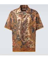 Valentino - Hemd Aus Leinen - Lyst