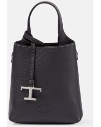 Tod's - Micro Leather Tote Bag - Lyst