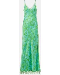 Poupette - Lucia Floral Open-Back Slip Dress - Lyst