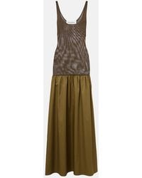 Frankie Shop - Ilya Cotton-Trimmed Maxi Dress - Lyst