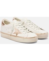 Golden Goose - Hi Star Leather Sneakers - Lyst