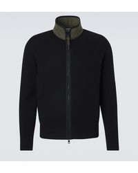 Moncler - Archivio Waffle-Knit Cotton Jacket - Lyst