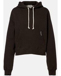 JW Anderson - Cropped Cotton Hoodie - Lyst
