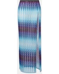 Missoni - Zigzag Lame Maxi Skirt - Lyst