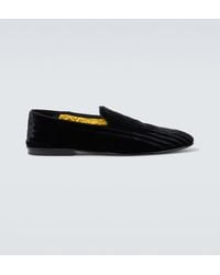 Tom Ford - Steven Striped Velvet Loafers - Lyst