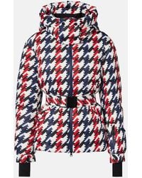 Perfect Moment - Candice Houndstooth Down Ski Jacket - Lyst
