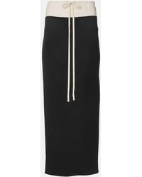 KHAITE - Chet Satin Maxi Skirt - Lyst