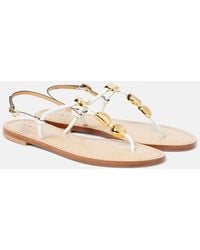 Amanu - Nairobi Leather Thong Sandals - Lyst