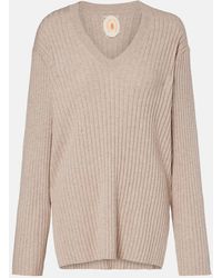 Jardin Des Orangers - Ribbed-Knit Cotton And Cashmere Sweater - Lyst