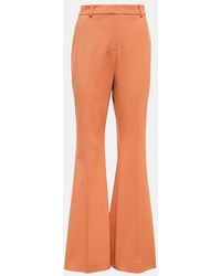 JOSEPH - Aveline High-Rise Flared Gabardine Pants - Lyst