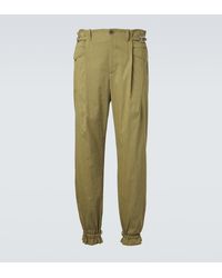 Kiko Kostadinov - Egreta Striped Cotton-Blend Tapered Pants - Lyst