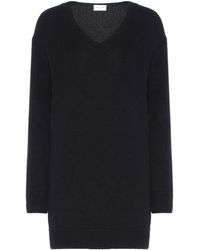 Saint Laurent Strickkleid aus Kaschmir - Schwarz