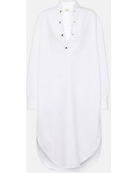 KHAITE - Seffi Cotton Shirt Dress - Lyst
