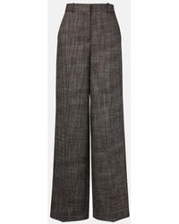 JOSEPH - Hawley Virgin Wool Wide-Leg Pants - Lyst