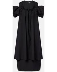 Noir Kei Ninomiya - Midikleid Aus Wolle - Lyst
