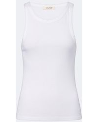 Nili Lotan - Jennifer Ribbed-Knit Cotton Tank Top - Lyst