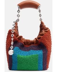 Loewe - Squeeze Mini Beaded Leather Tote Bag - Lyst