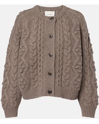 Lisa Yang - Winroe Cable-Knit Cashmere Cardigan - Lyst