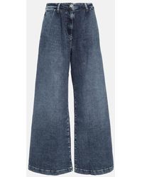 AG Jeans - High-Rise Wide-Leg Jeans Stella - Lyst
