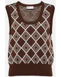 Tory Sport - Pullunder Aus Jacquard - Lyst