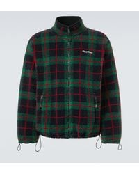 Miu Miu - Checked Teddy Jacket - Lyst