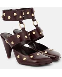 Chloé - Jade Studded Leather Pumps - Lyst