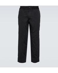 Comme des Garçons - Pantalones tailored cropped con raya diplomatica - Lyst