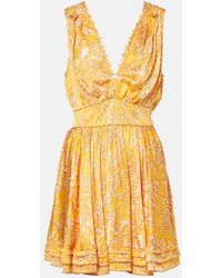 Poupette - Bedrucktes Minikleid Bessie - Lyst