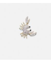 Yvonne Léon - Crustace 9Kt Single Earring With Diamonds - Lyst
