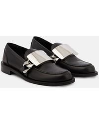 JW Anderson - Gourmet Chain Leather Loafers - Lyst