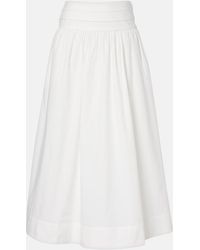 Posse - Rue Cotton Midi Skirt - Lyst
