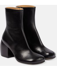 Dries Van Noten - Leather Ankle Boots - Lyst