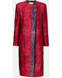Dries Van Noten - Cotton-Blend Jacquard Coat - Lyst