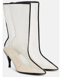 Herbert Levine - Drawing A Blank 85 Mesh Mid-Calf Boots - Lyst