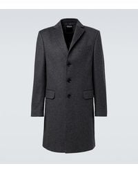 ZEGNA - Wool And Cashmere-Blend Coat - Lyst