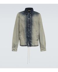 Rick Owens - Drkshdw Faded Denim Shirt Jacket - Lyst