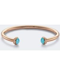 Piaget - Possession 18Kt Rose Cuff Bracelet With Diamonds And - Lyst