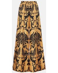 La DoubleJ - High-Rise Palazzo-Hose Palazzo Aus Seiden-Twill - Lyst