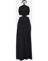 Jonathan Simkhai - Bellina Cutout Linen-Blend Maxi Dress - Lyst