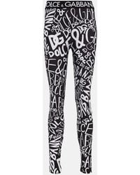 Dolce & Gabbana - Pantalones de esqui con logo - Lyst