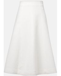 Veronica Beard - Fellini Floral Jacquard Midi Skirt - Lyst