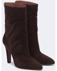 Paris Texas - Elsa Suede Ankle Boots - Lyst