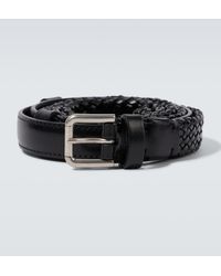 Dolce & Gabbana - Dolce&Gabbana Woven Leather Belt - Lyst